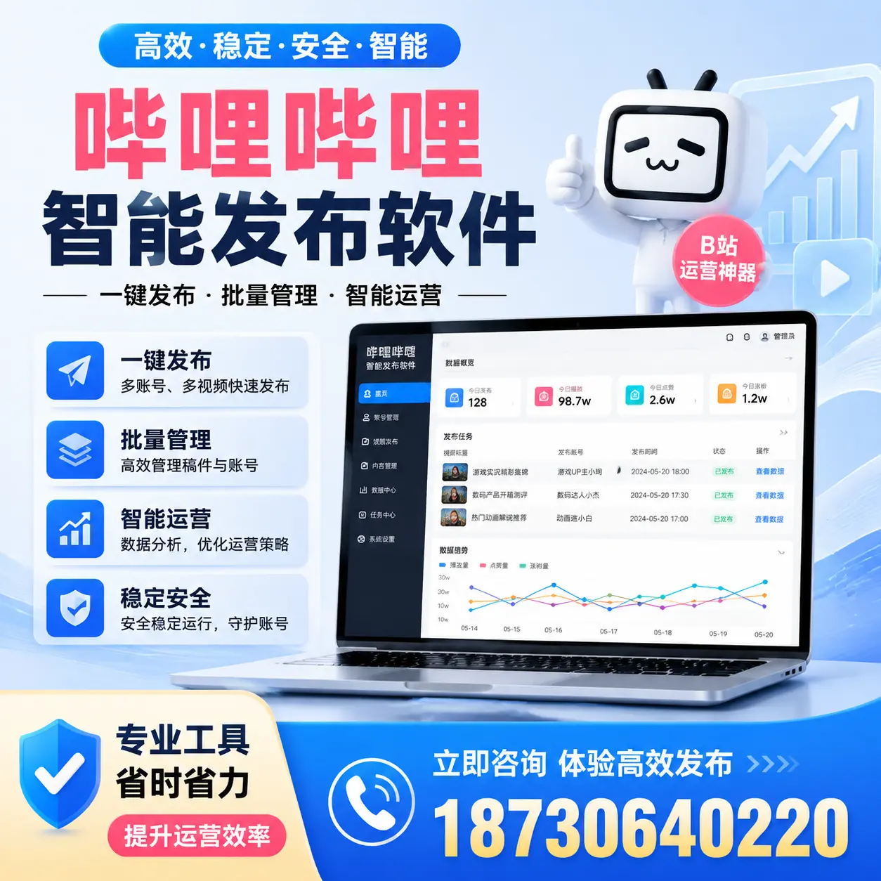 解密哔哩哔哩智能发布软件:功能与优势分析在 遂宁