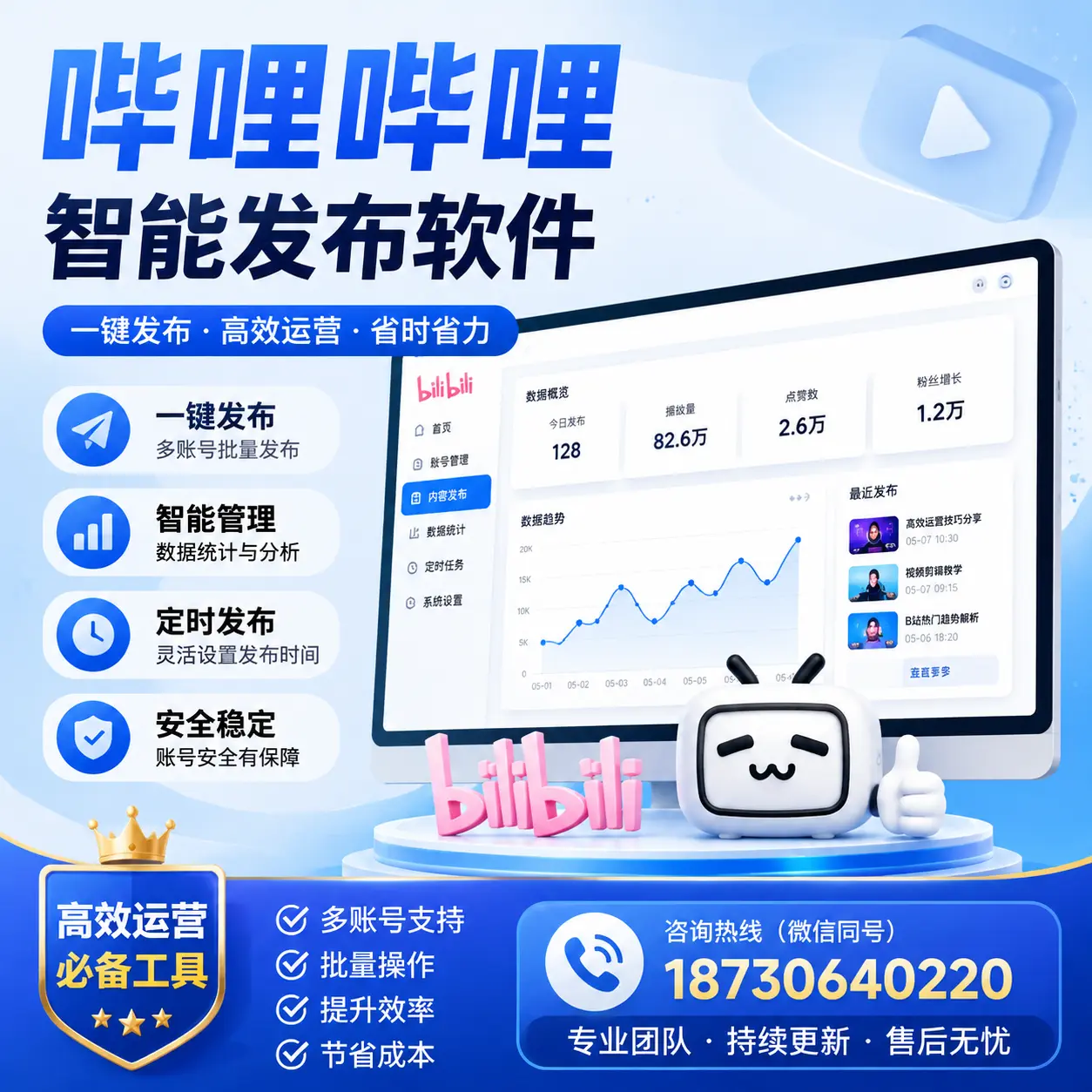 解密哔哩哔哩智能发布软件:功能与优势分析在 遂宁